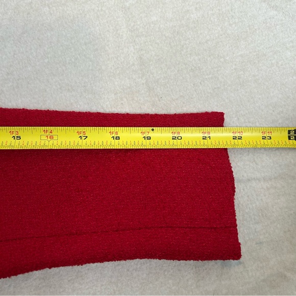 Vintage Old‎ Money Valerie Stevens Petites red Wool/Nylon blazer jacket Size 6P - Picture 12 of 13